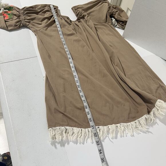 Umgee USA Blouse Womens 2XL Embroidered Boho Peasant Tunic Top Cottagecore - Picture 11 of 12